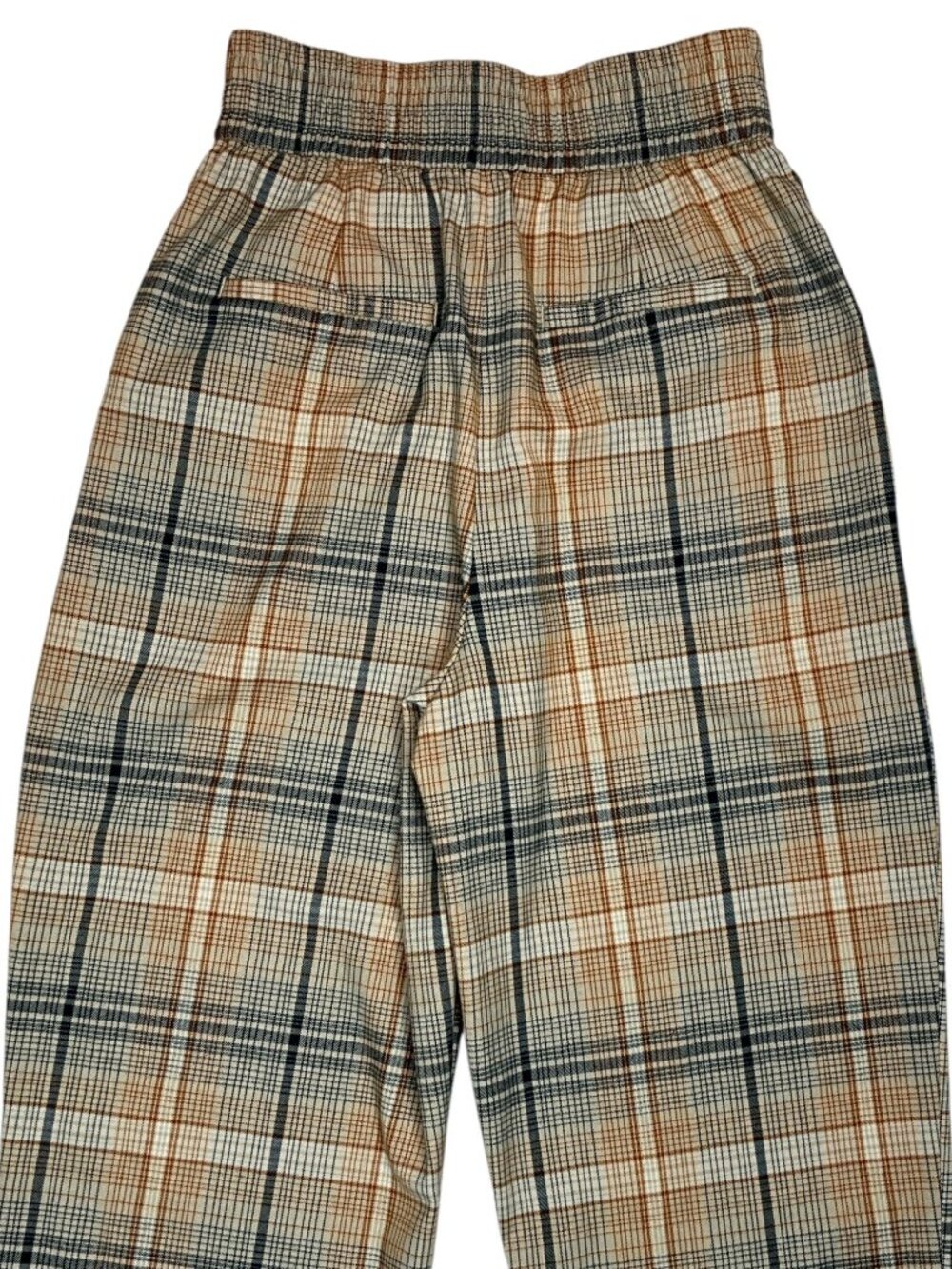 Urban Outfitters Plaid Pleated Front Trouser Pants S High Rise Academia - Picture 13 of 16